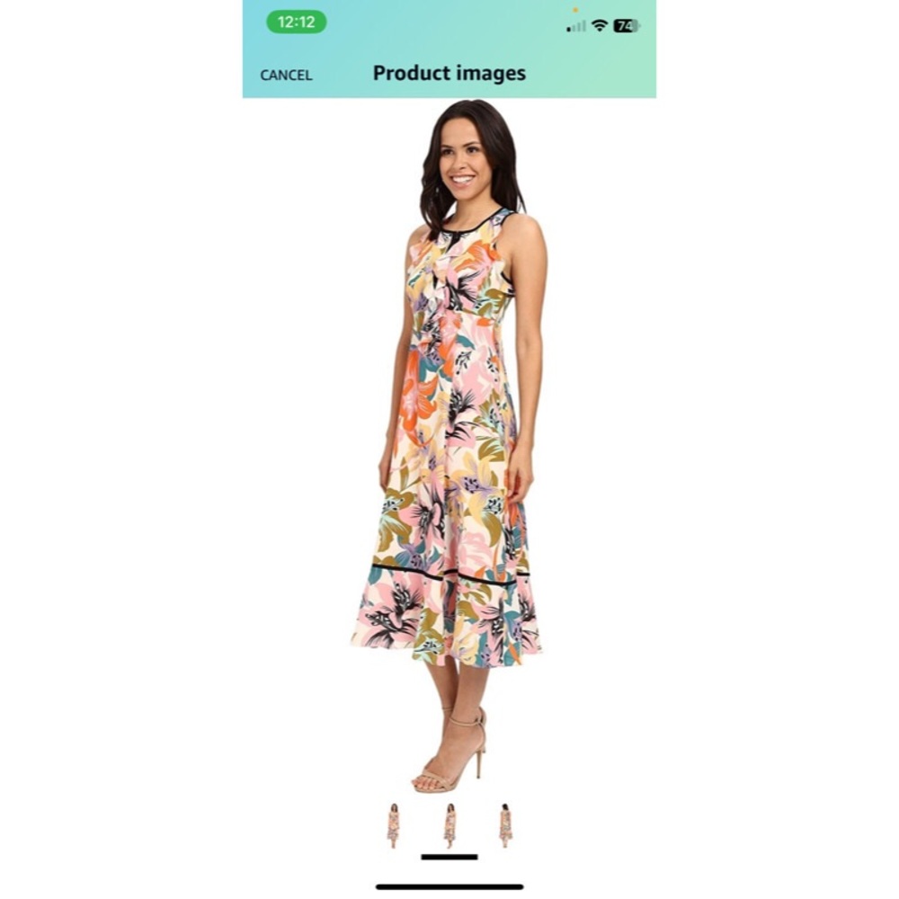 NWT Nanette Lepore size 4 midi dress.